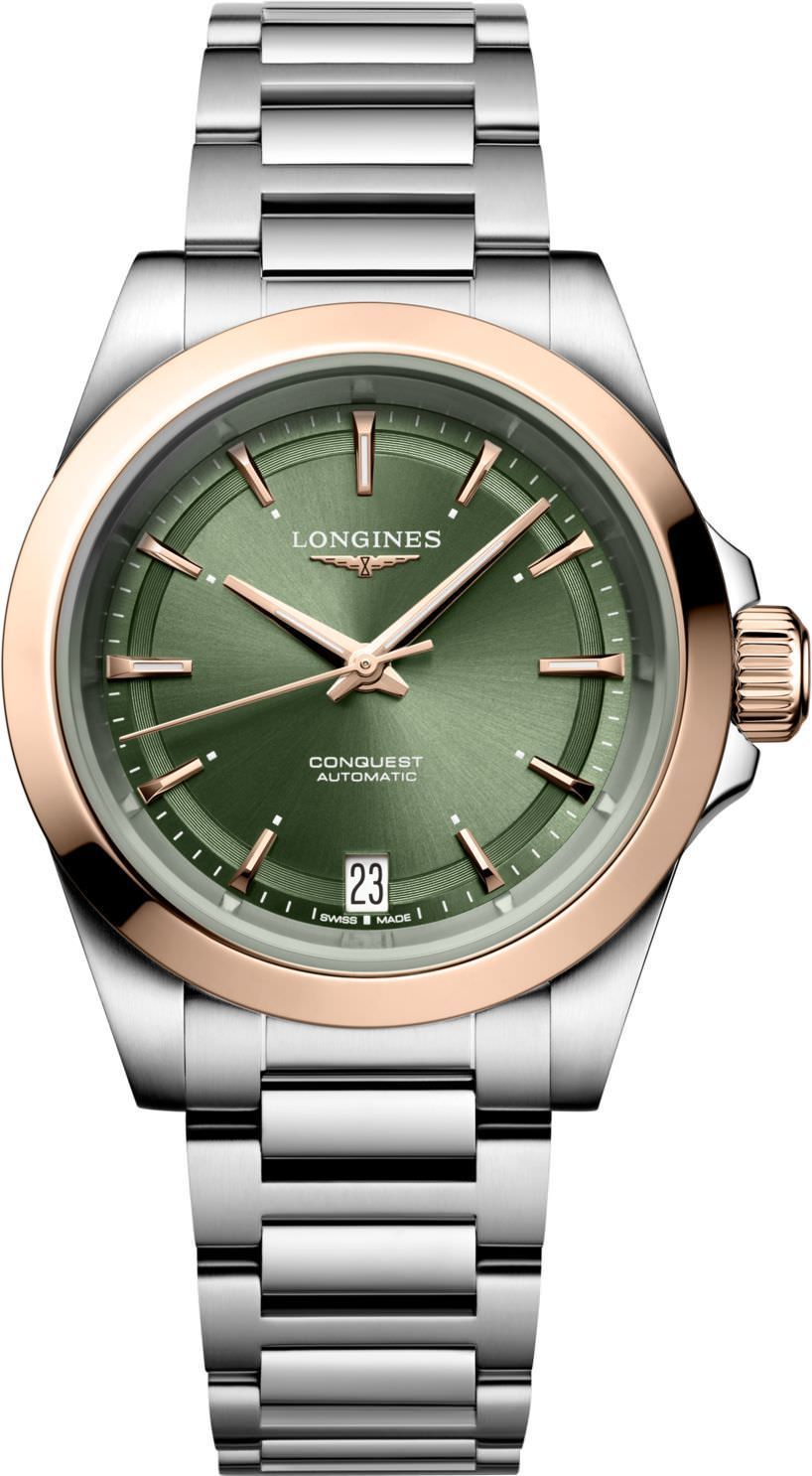 Longines Conquest Conquest Green Dial 34 mm Automatic Watch For Women - 1