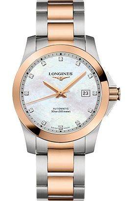 Longines Conquest  MOP Dial 39 mm Automatic Watch For Men - 1