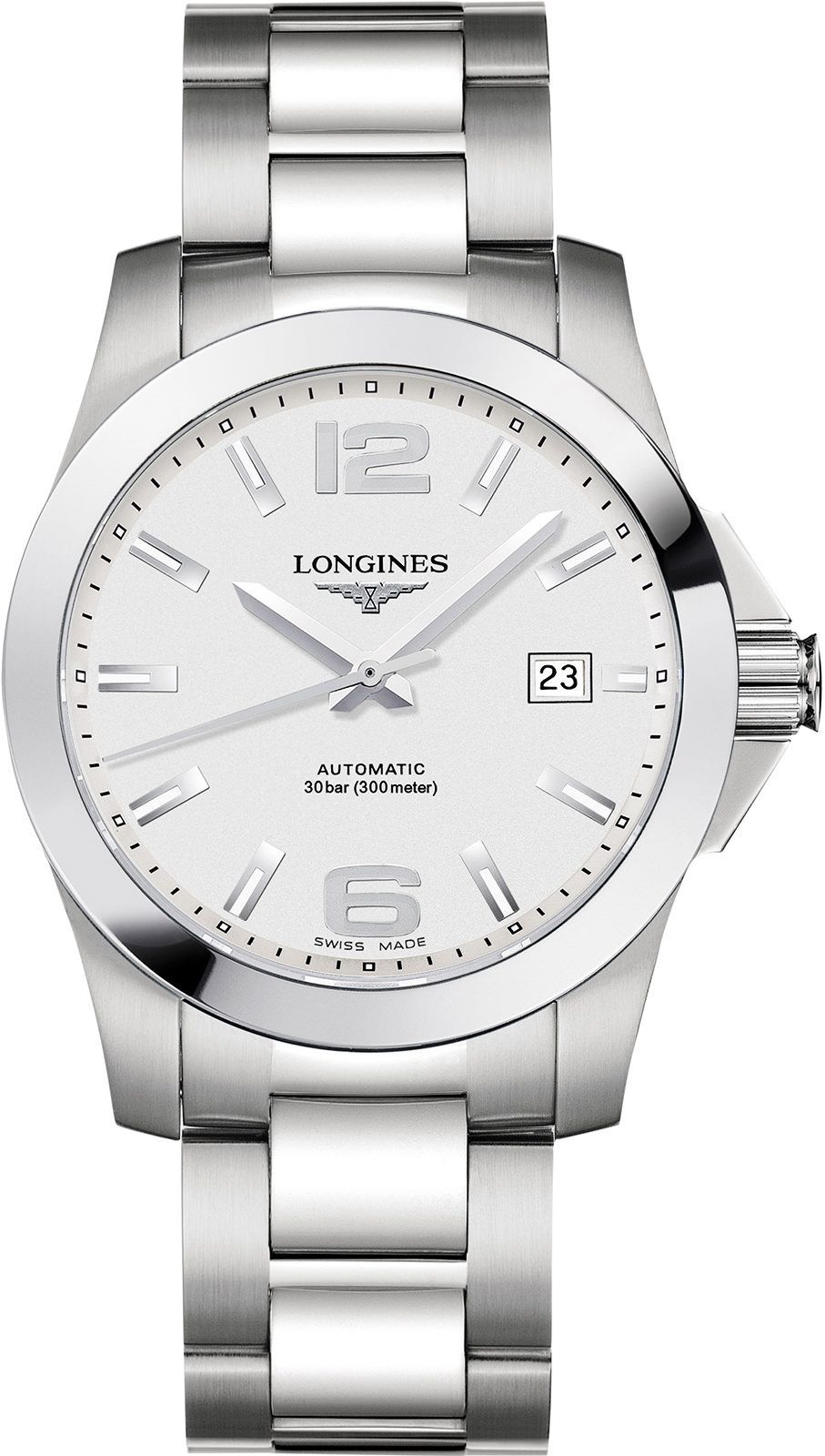 Longines Sport  Silver Dial 41 mm Automatic Watch For Men - 1