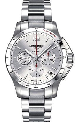 Longines Conquest  Silver Dial 45 mm Automatic Watch For Men - 1