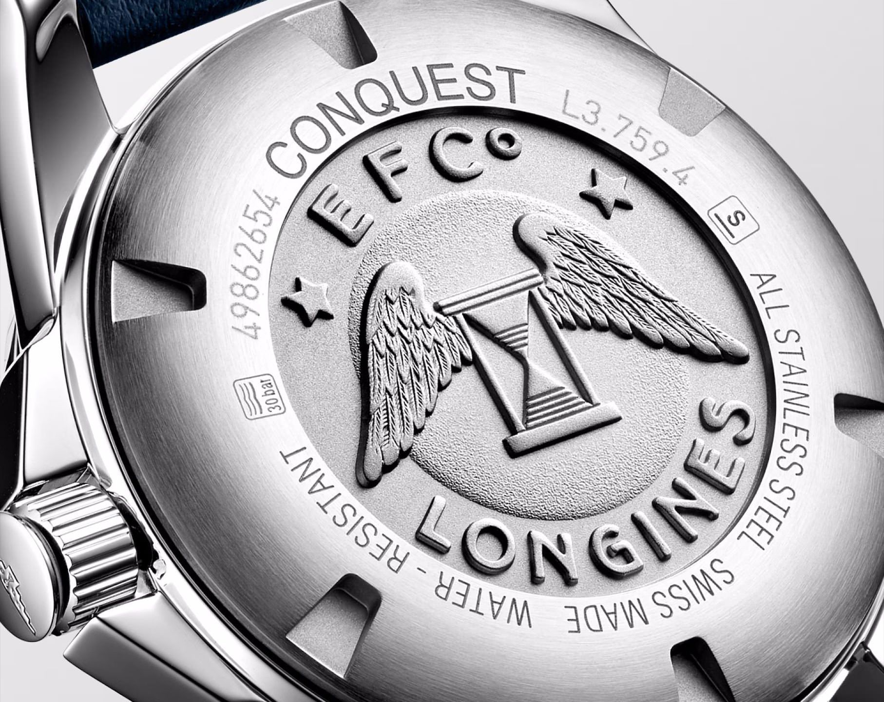 Longines Conquest Conquest Blue Dial 41 mm Quartz Watch For Men - 5