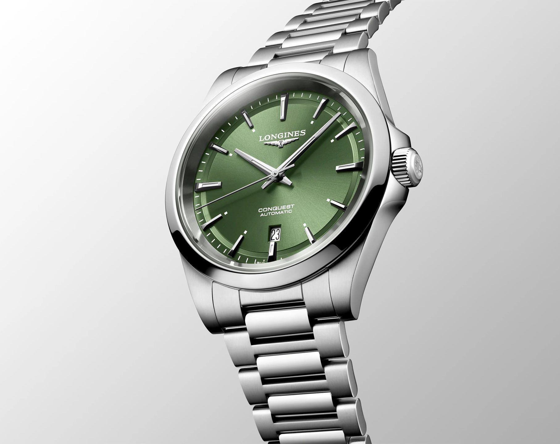 Longines Conquest  Green Dial 41 mm Automatic Watch For Women - 2