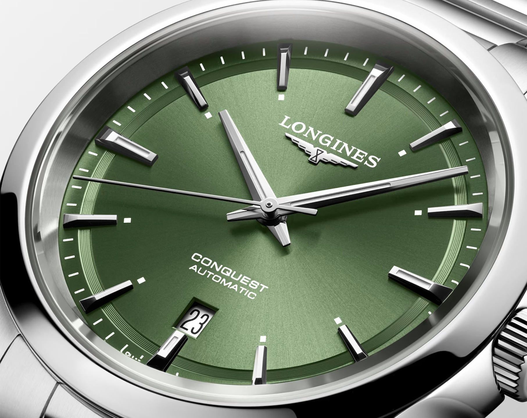 Longines Conquest  Green Dial 41 mm Automatic Watch For Women - 4