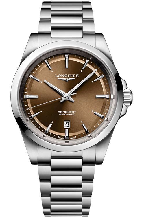 Longines Conquest 41 mm Watch in Brown Dial