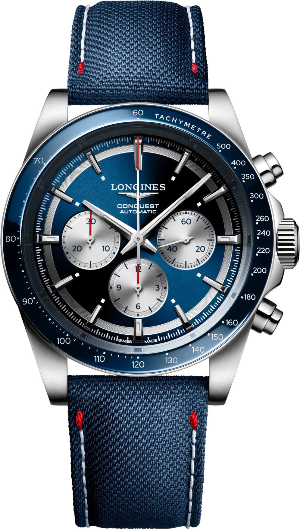 Longines Conquest  Blue Dial 42 mm Automatic Watch For Men - 1