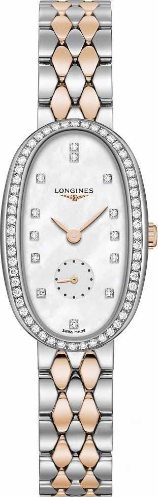 Longines Elegance  White Dial 21.9 mm Quartz Watch For Women - 1