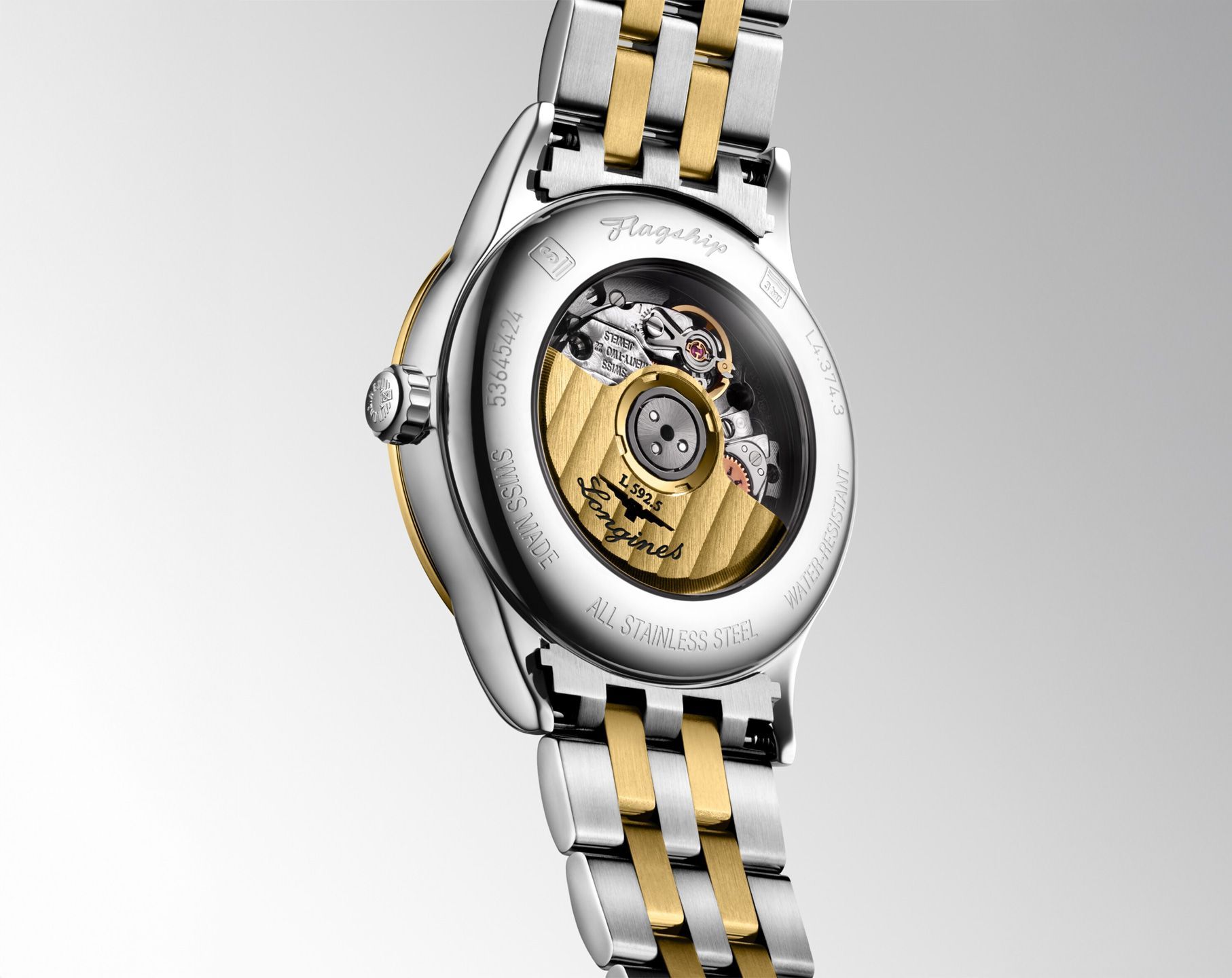 Longines Elegance Flagship Champagne Dial 30 mm Automatic Watch For Women - 2