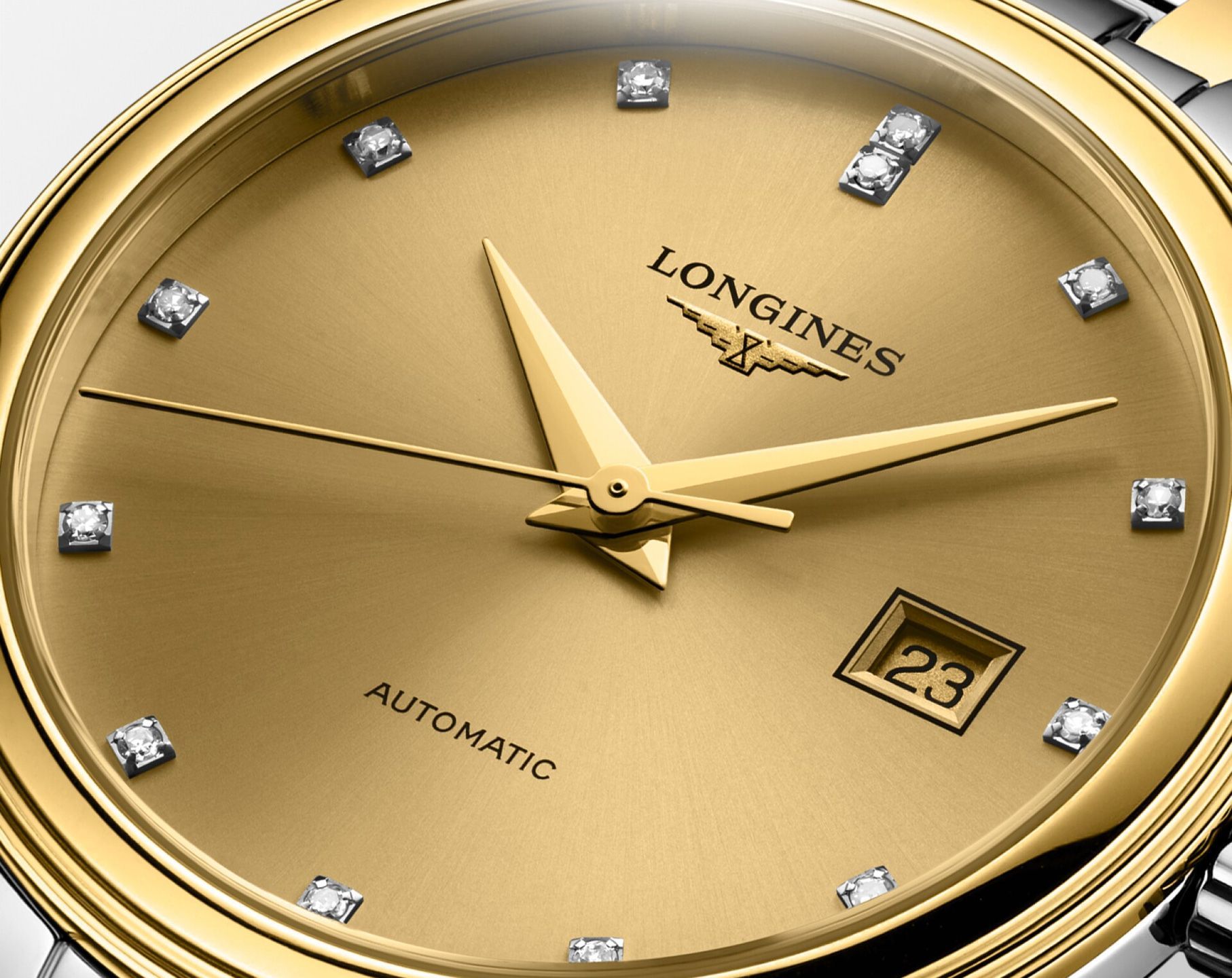 Longines Elegance Flagship Champagne Dial 30 mm Automatic Watch For Women - 3