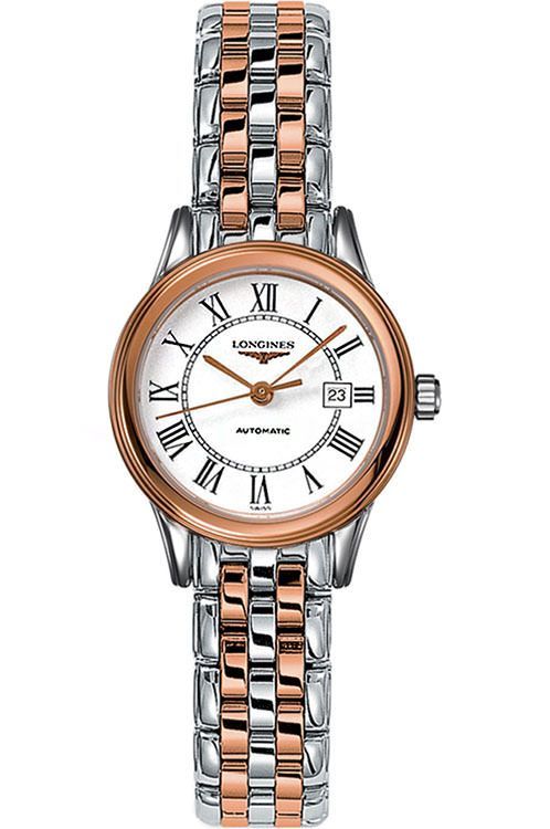 Longines Elegance  White Dial 30 mm Automatic Watch For Women - 1