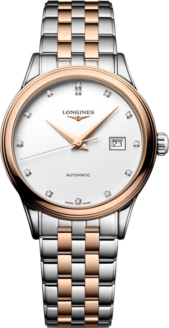 Longines Elegance Flagship White Dial 30 mm Automatic Watch For Women - 1