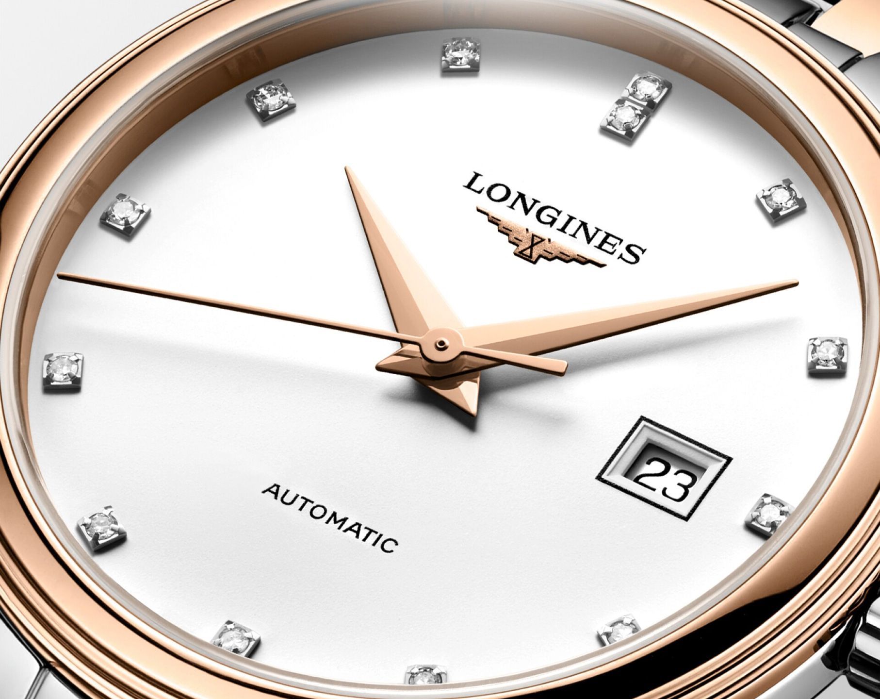 Longines Elegance Flagship White Dial 30 mm Automatic Watch For Women - 3