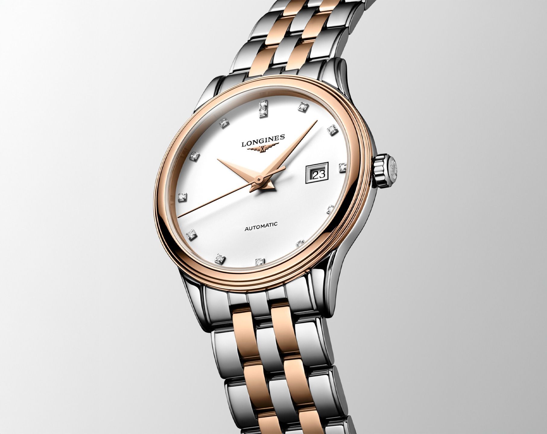 Longines Elegance Flagship White Dial 30 mm Automatic Watch For Women - 5