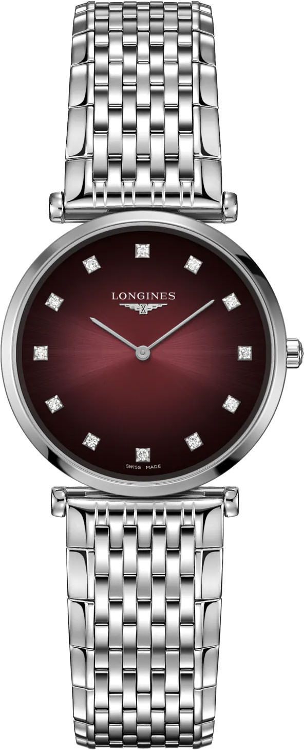 Longines La Grande Classique De Longines  Red Dial 29 mm Quartz Watch For Women - 1