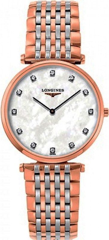 Longines Elegance  MOP Dial 33 mm Quartz Watch For Women - 1