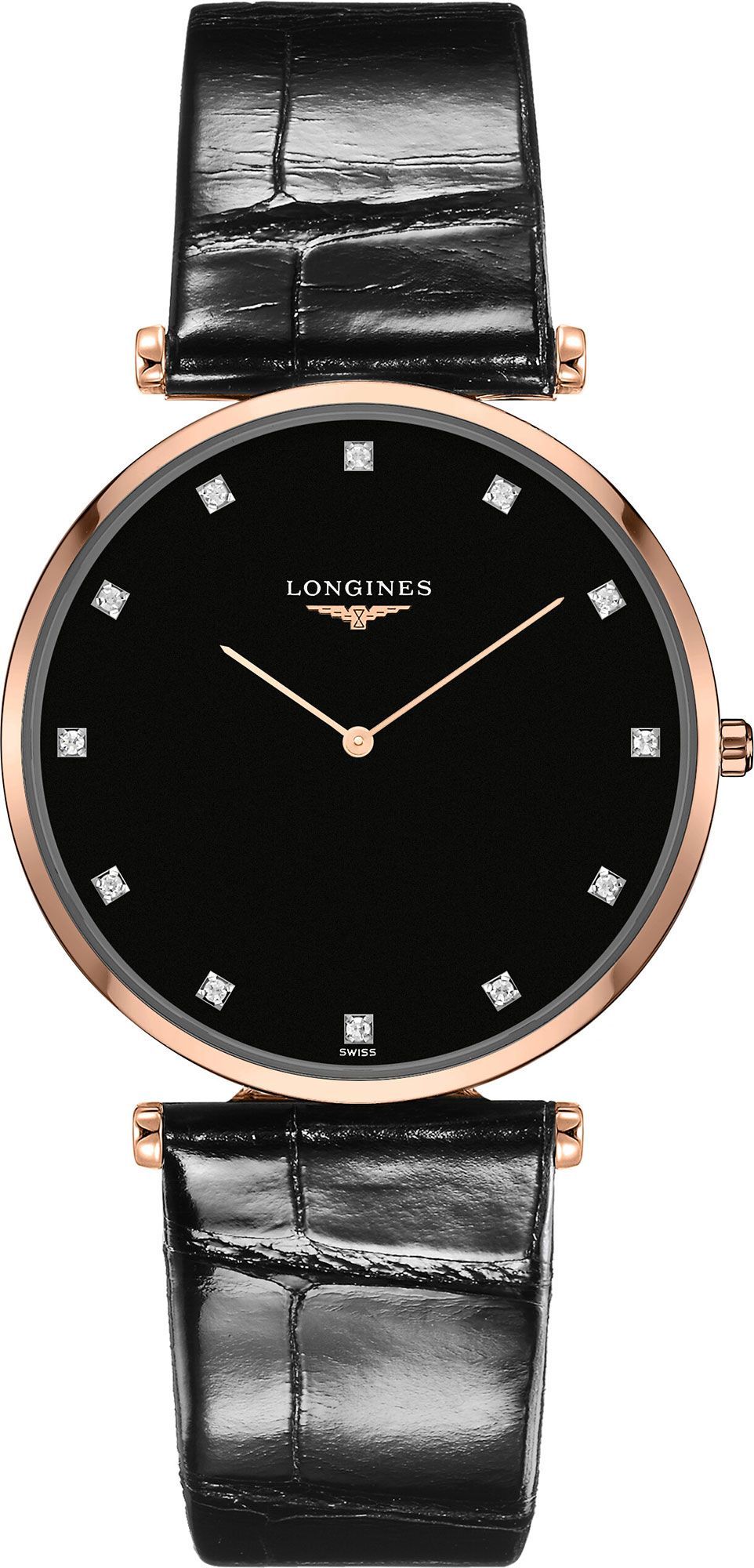 Longines La Grande Classique De Longines  Black Dial 37 mm Quartz Watch For Men - 1