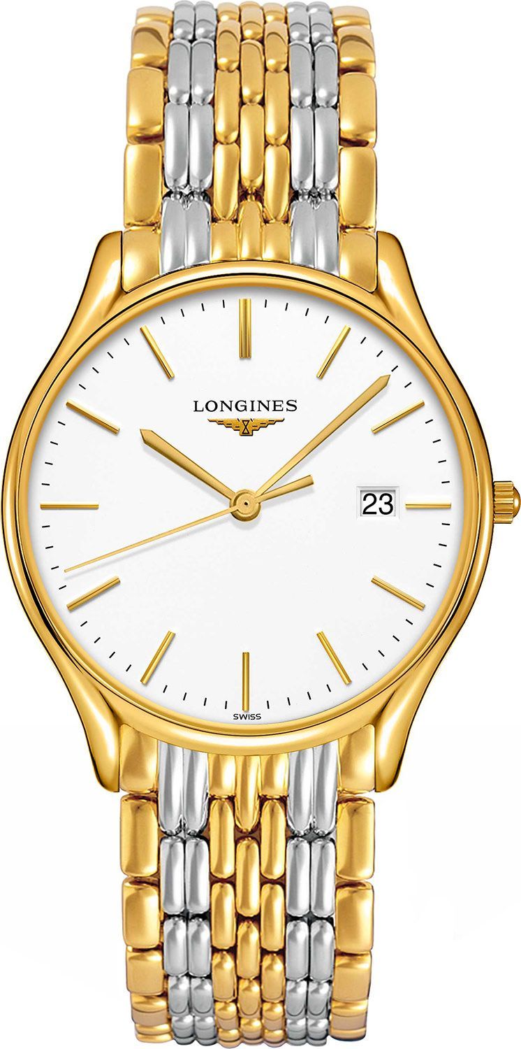 Longines The Longines Elegant Collection  White Dial 38.50 mm Quartz Watch For Men - 1