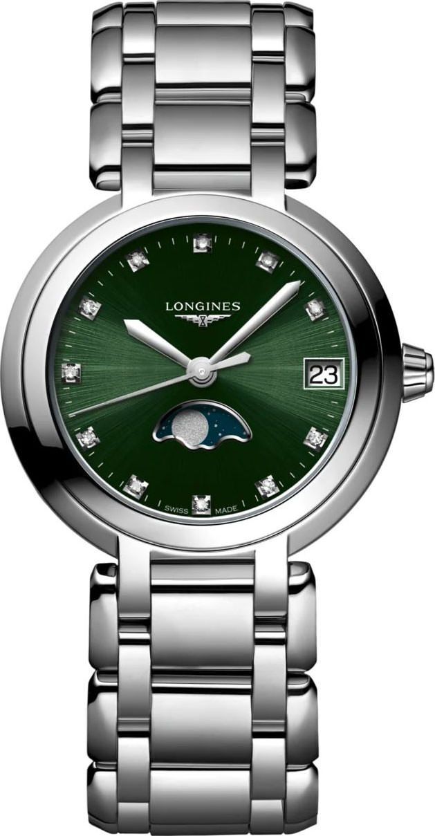 Longines Longines PrimaLuna  Green Dial 30.50 mm Quartz Watch For Women - 1