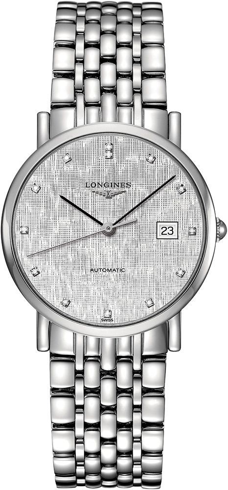 Longines Elegant  Silver Dial 35 mm Automatic Watch For Women - 1