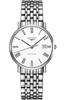 Longines Elegant  White Dial 37 mm Automatic Watch For Men - 1