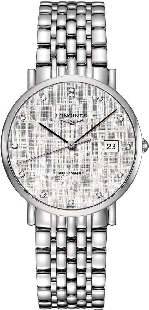 Longines The Longines Elegant Collection  Silver Dial 25.50 mm Automatic Watch For Women - 1