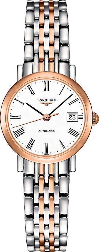 Longines The Longines Elegant  White Dial 25.50 mm Automatic Watch For Women - 1