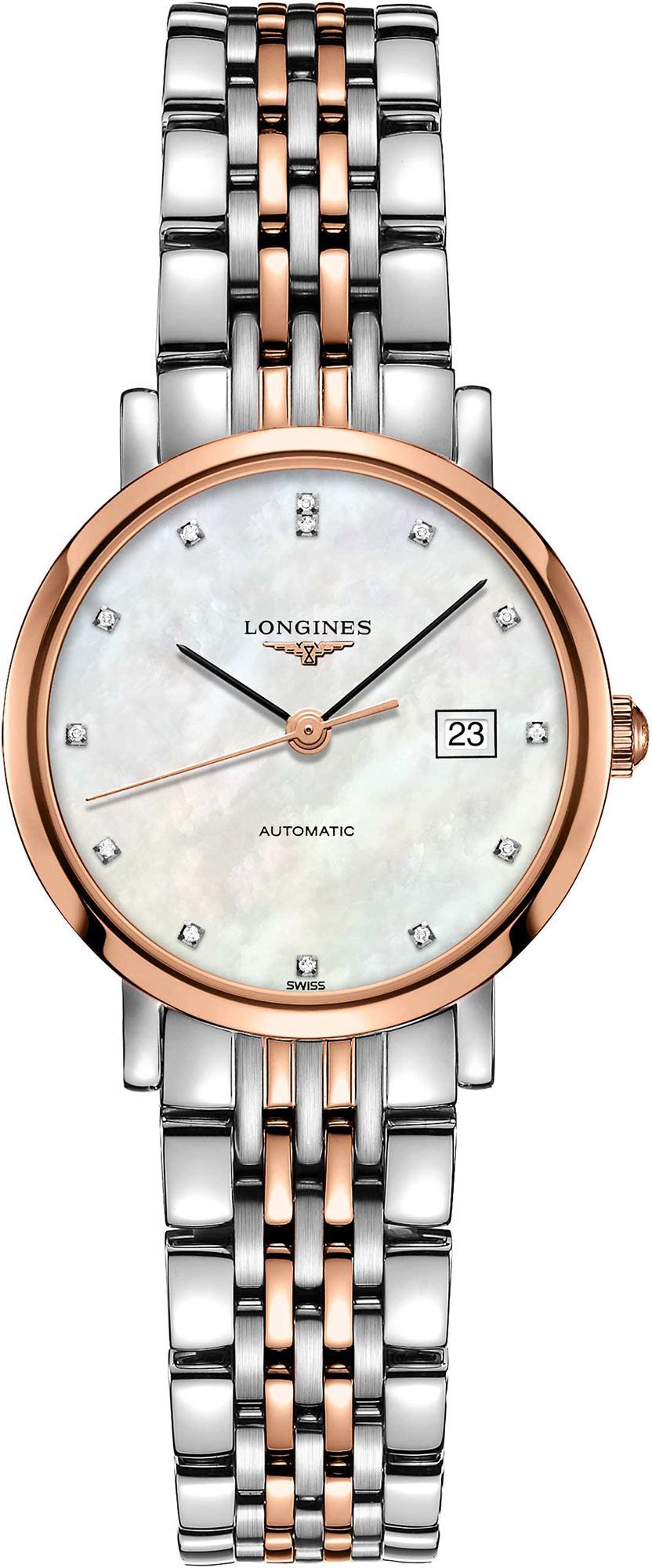 Longines The Longines Elegant  MOP Dial 29 mm Automatic Watch For Women - 1