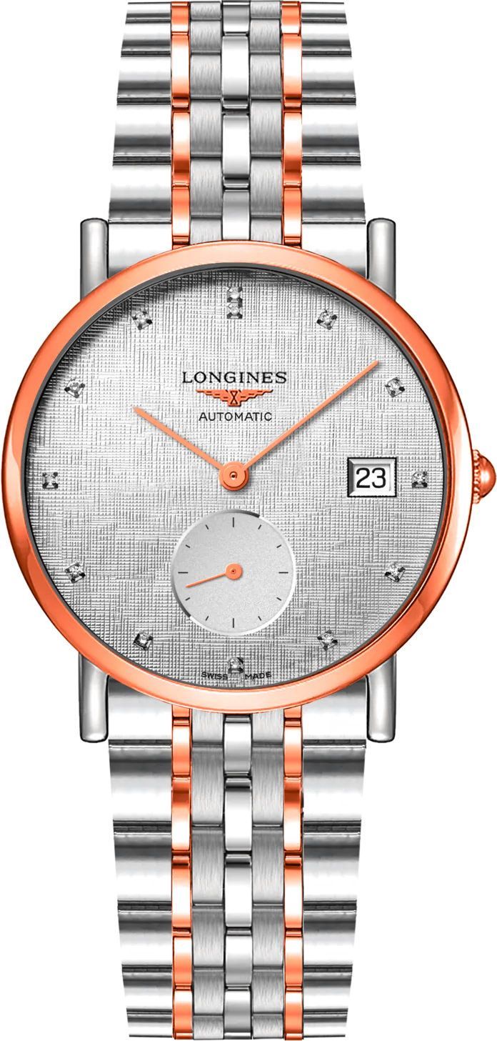 Longines The Longines Elegant Collection  Silver Dial 34.5 mm Automatic Watch For Women - 1