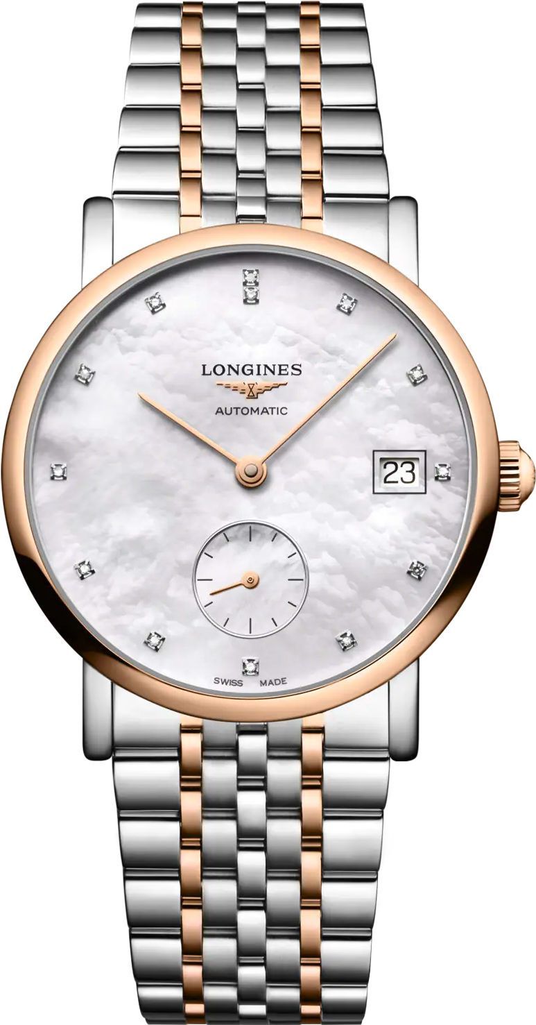 Longines The Longines Elegant Collection  MOP Dial 34.5 mm Automatic Watch For Women - 1