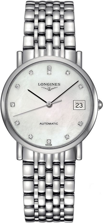 Longines The Longines Elegant  MOP Dial 34.50 mm Automatic Watch For Men - 1
