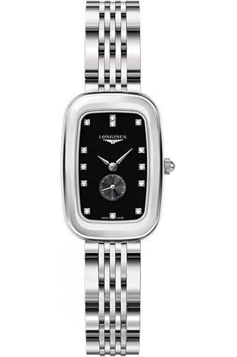 Longines Equestrian 22 mm Watch in Black Dial