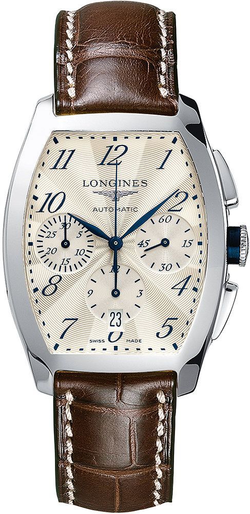Longines  35 mm Watch in Silver Dial For Men - 1