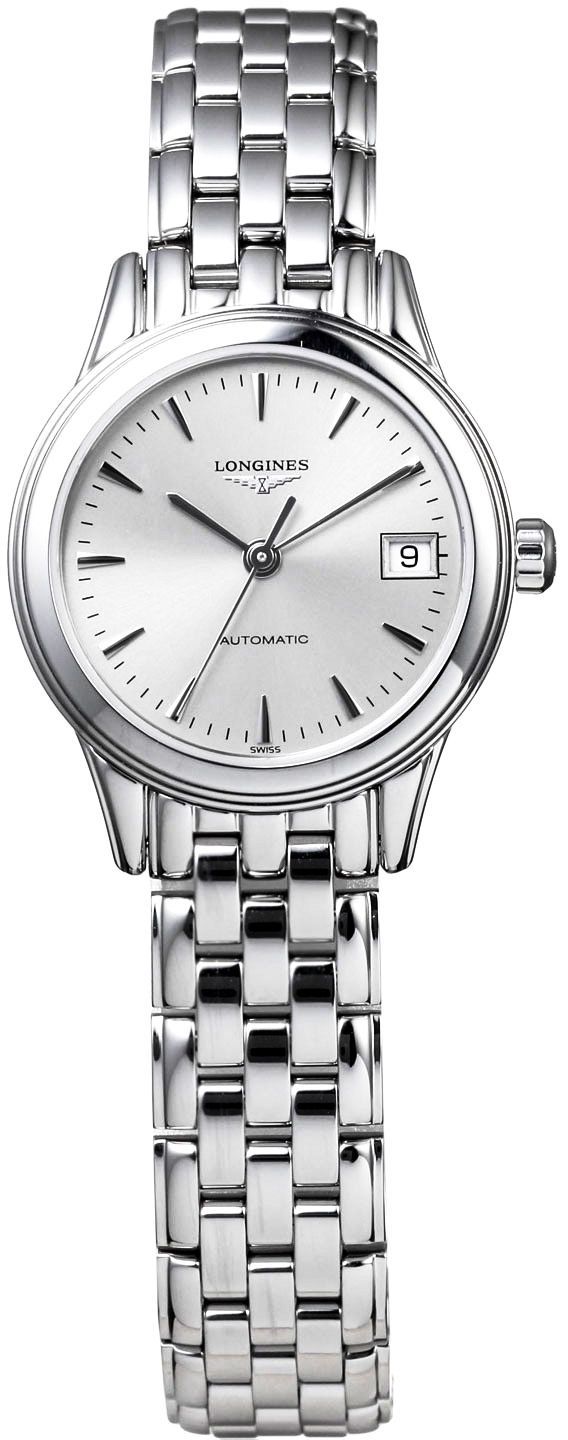 Longines  30 mm Watch in Silver Dial For Women - 1