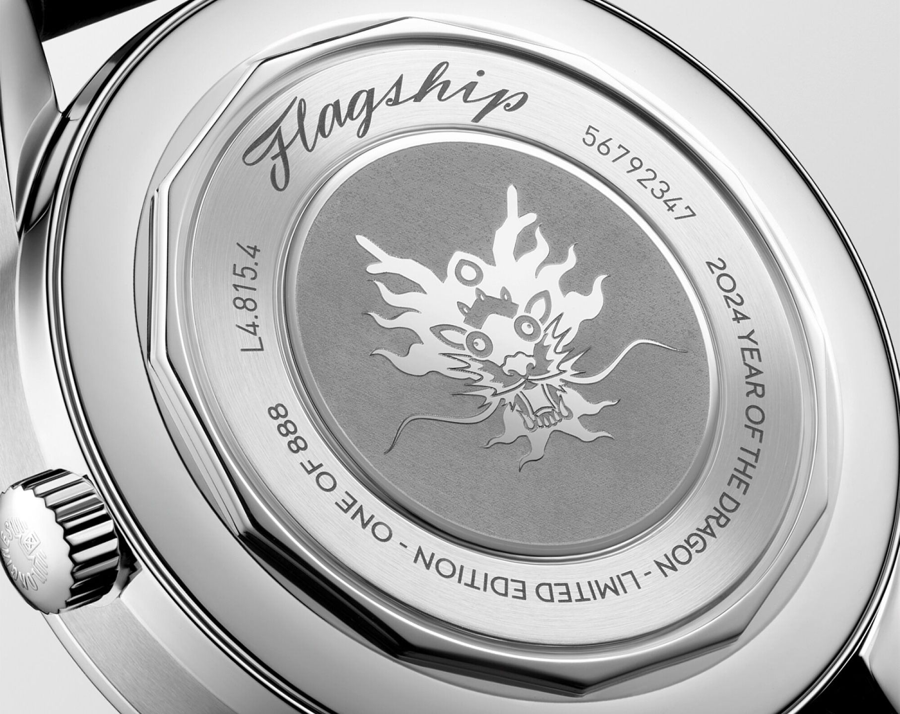 Longines Flagship  Red Dial 38.5 mm Automatic Watch For Men - 6