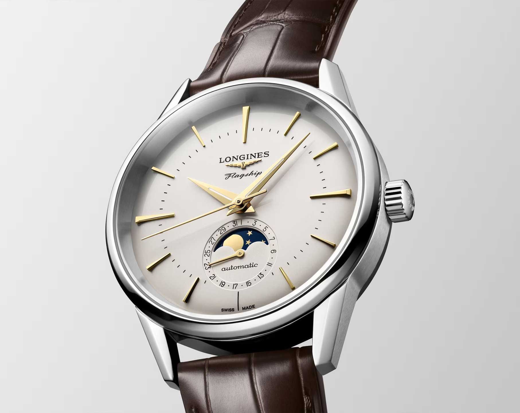 Longines Flagship 38.5 mm Watch in Silver Dial