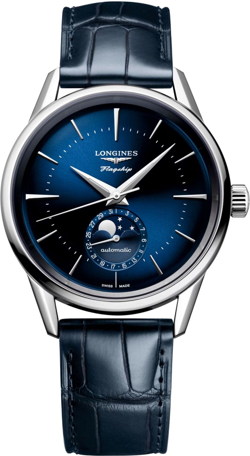 Longines Flagship  Blue Dial 38.5 mm Automatic Watch For Men - 1