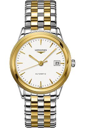 Longines Flagship  White Dial 38 mm Automatic Watch For Men - 1