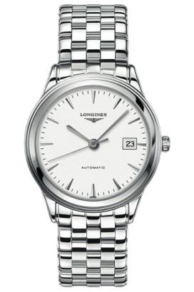 Longines Flagship  White Dial 39 mm Automatic Watch For Men - 1