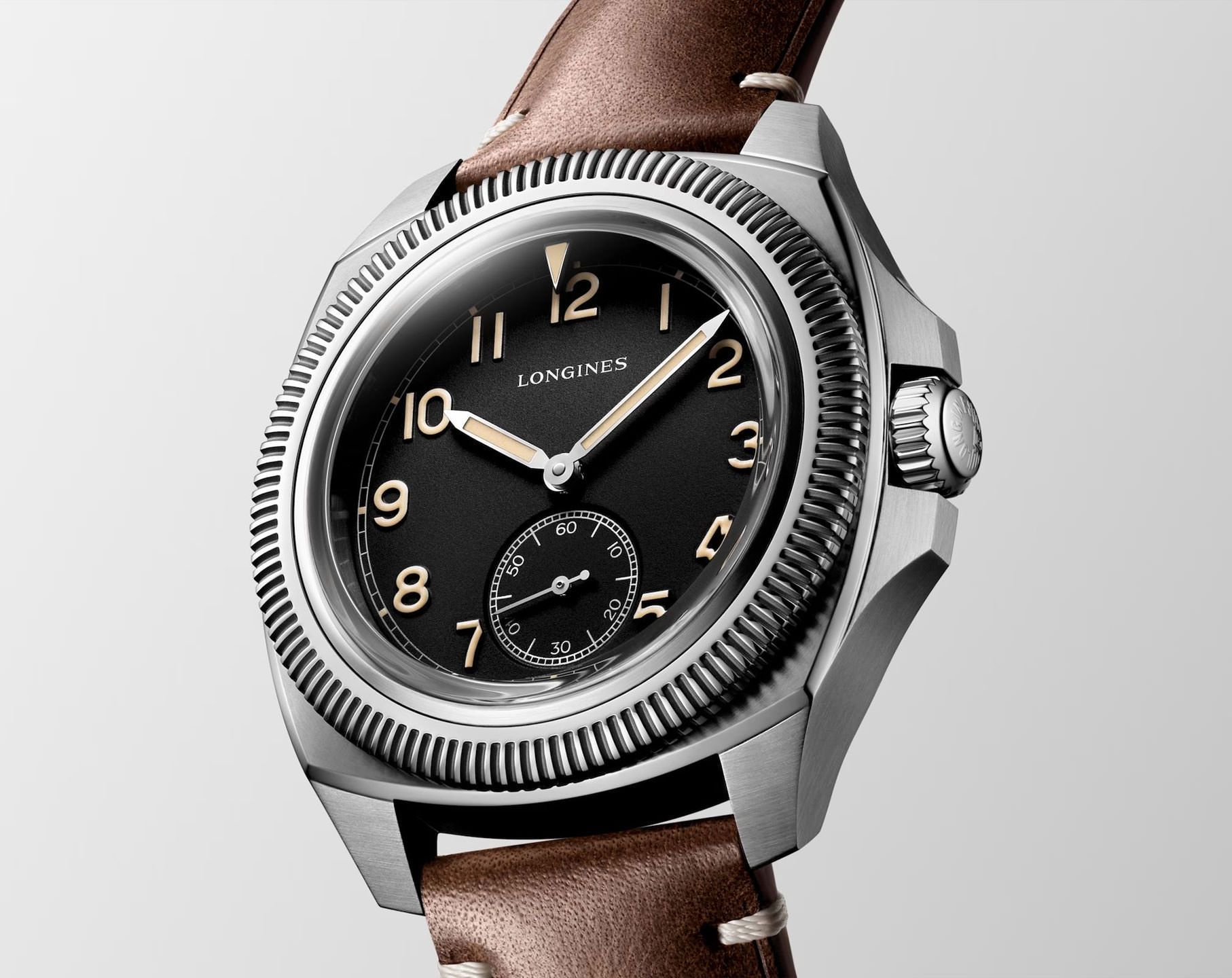 Longines Heritage Avigation 43 mm Watch in Black Dial