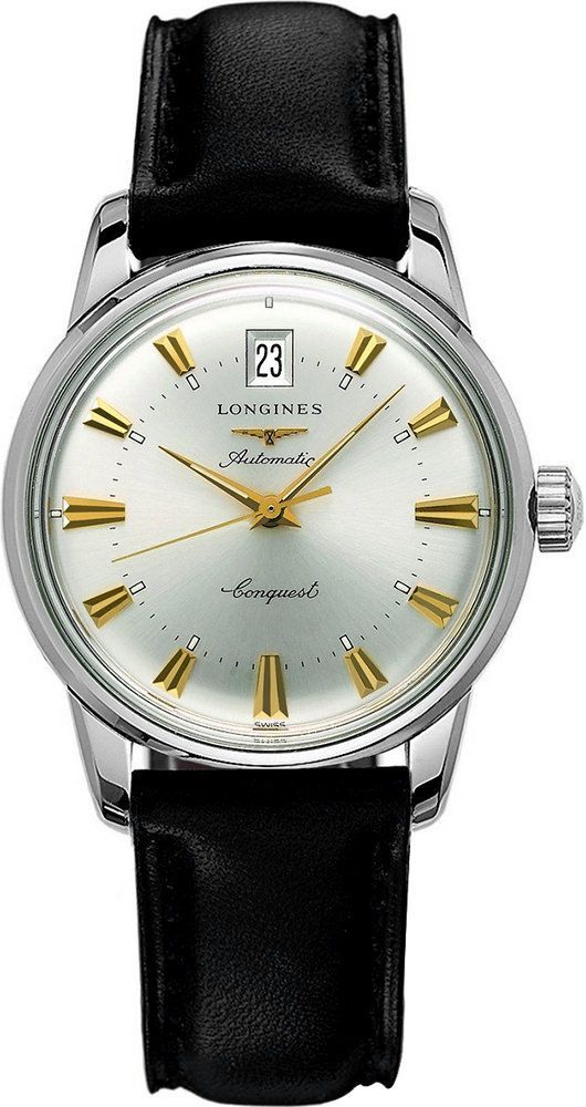 Longines Heritage  Silver Dial 35 mm Automatic Watch For Men - 1