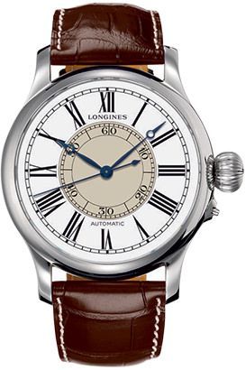 Longines Heritage  Silver Dial 48 mm Automatic Watch For Men - 1