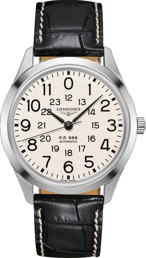 Longines Heritage  White Dial 40 mm Automatic Watch For Men - 1