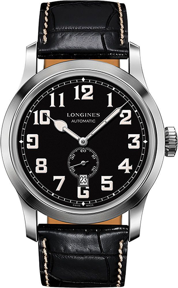 Longines Heritage  Black Dial 44 mm Automatic Watch For Men - 1