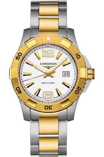 Longines  39 mm Watch in White Dial For Men - 1