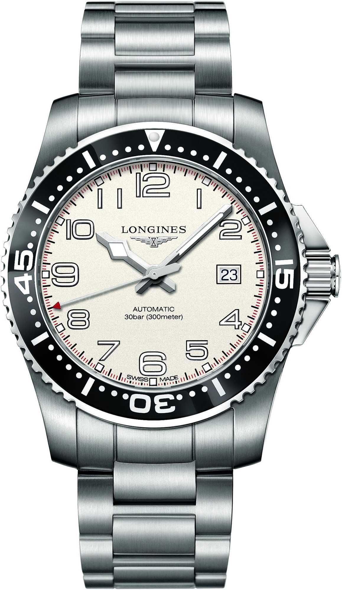 Longines Sport  White Dial 41 mm Automatic Watch For Men - 1