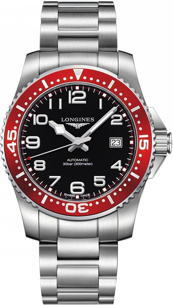 Longines Hydro Conquest  Black Dial 41 mm Automatic Watch For Men - 1