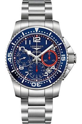 Longines  41 mm Watch in Blue Dial For Men - 1