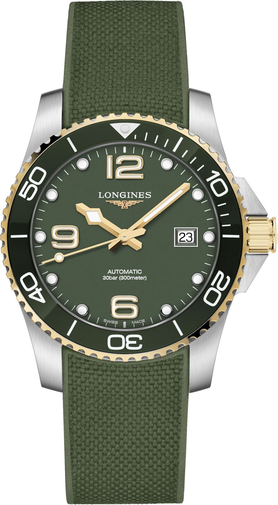 Longines HydroConquest  Green Dial 41 mm Automatic Watch For Men - 1