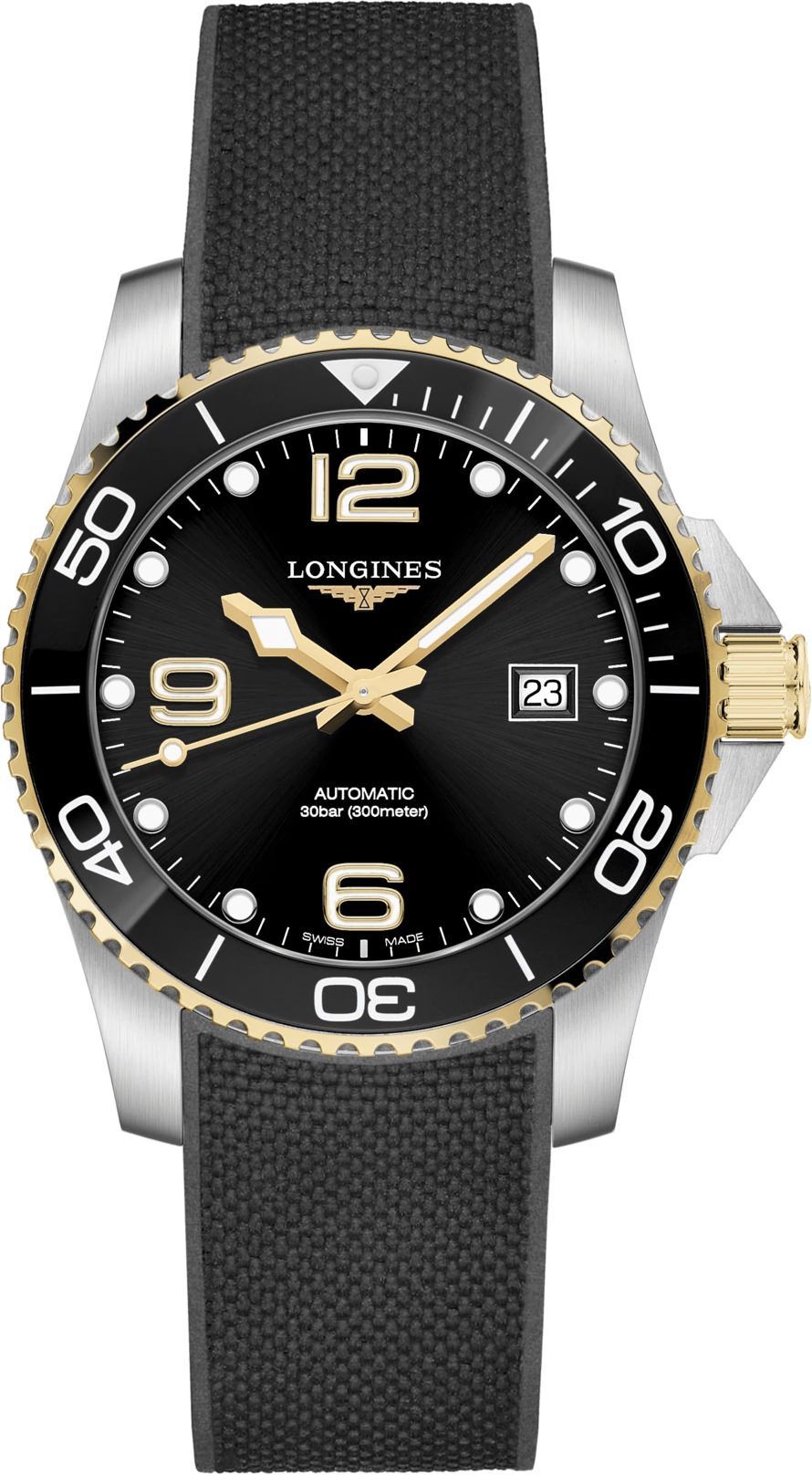 Longines HydroConquest  Black Dial 41 mm Automatic Watch For Men - 1
