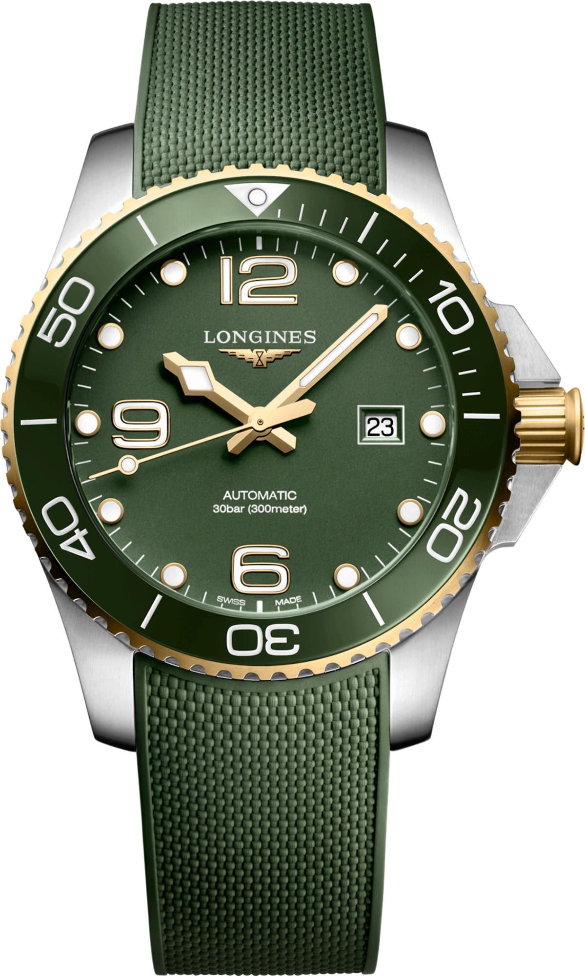 Longines HydroConquest  Green Dial 43 mm Automatic Watch For Men - 1