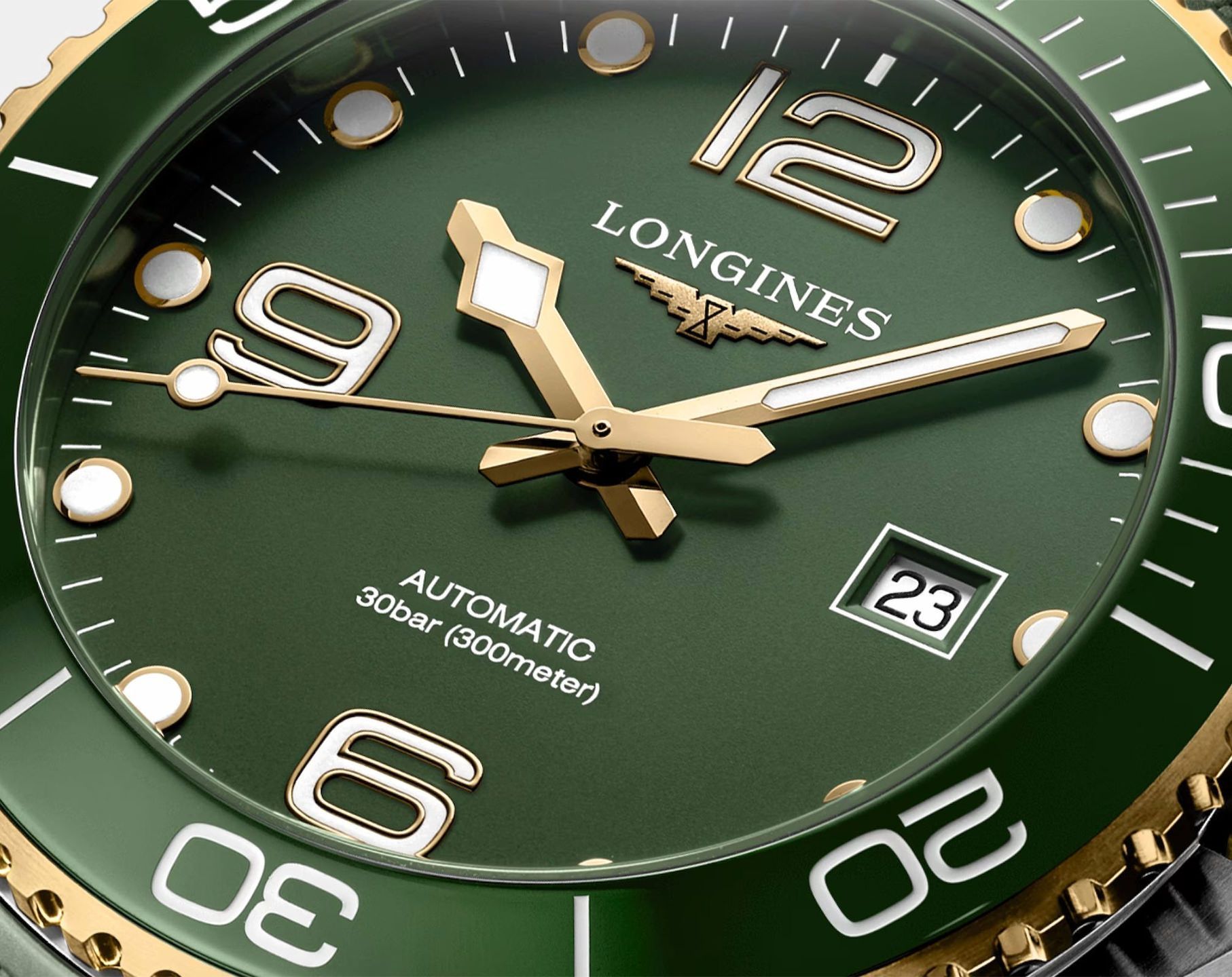 Longines HydroConquest  Green Dial 43 mm Automatic Watch For Men - 3